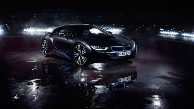 Bmw i8 matte black HD.