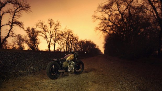 Bobber Motorcycle HD Wallpaper.