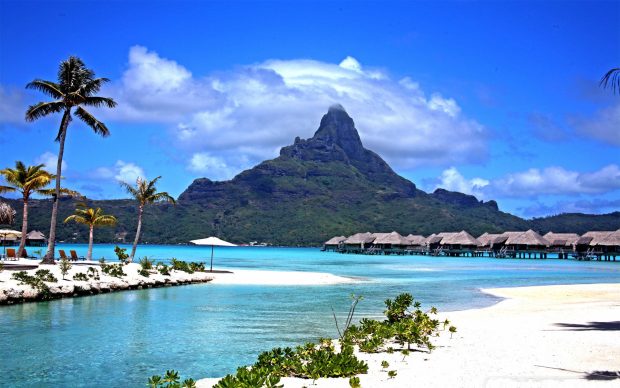 Bora Bora Widescreen Wallpaper.