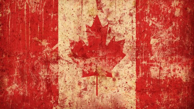 Canada flag symbol color 2560x1440.