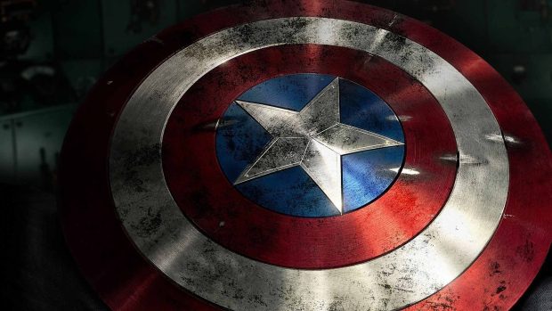 Captain America Shield Wallpaper HD Desktop.