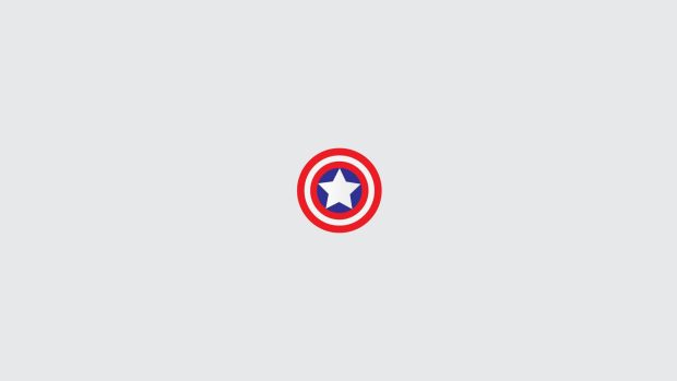 Captain america minimal shield wallpaper miscellaneous clean style.