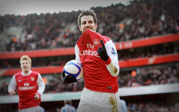 Cesc Fabregas Spanish Footballer HD Wallpaper.