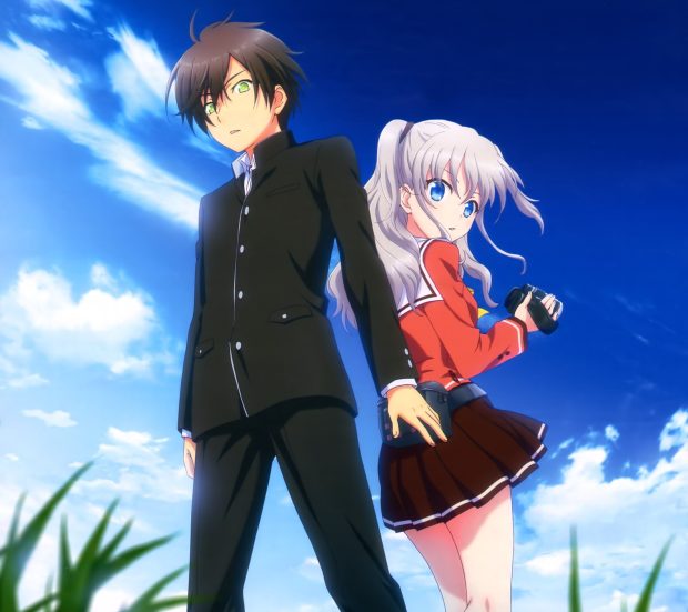 Charlotte Yuu Otosaka Nao Tomori Android wallpaper 2160x1920.