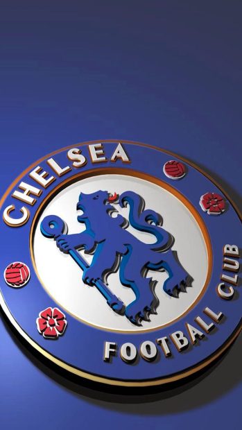 Chelsea Football Club Logo iPhone Wallpaper.