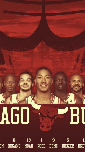 Chicago Bulls iPhone Wallpapers 1080x1920.