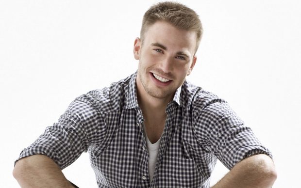 Chris Evans actor guy charming smile 3840x2400.