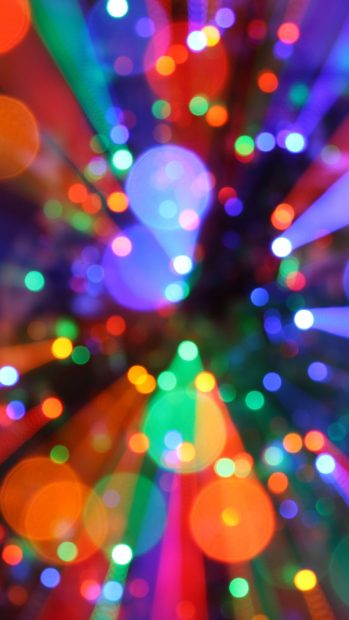 Christmas Lights iPhone Wallpapers Free Download.