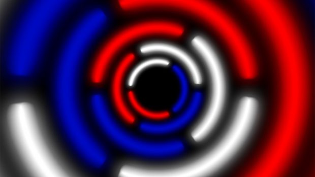 Circle russian white blue red 3840x2160.