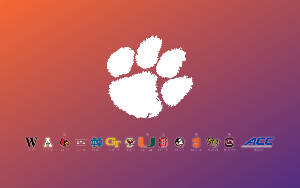 Clemson Tigers Backgrounds.