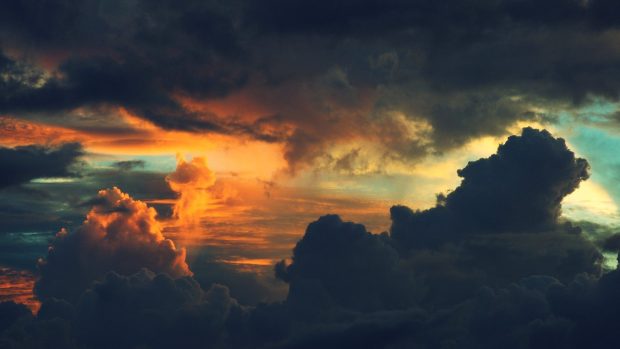 Colorful clouds images 1920x1080.