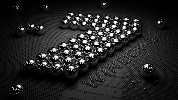 Computers silver marbles fresh microsoft balls popular windows metal wallpapers wallstock.