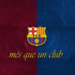 Cool Barcelona Logo Iphone 5 Wallpaper.