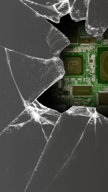 Cracked Screen Wallpaper HD 1080x1920 6.