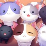 Cute Anime Cat Background HQ.