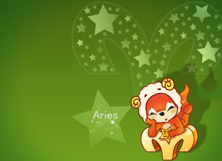 Cute Aries Background.