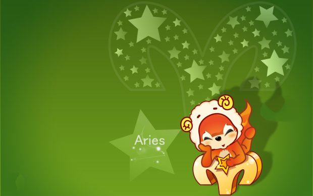 Cute Aries Background.