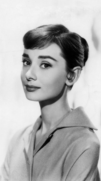 Cute Audrey Hepburn Background for Android.