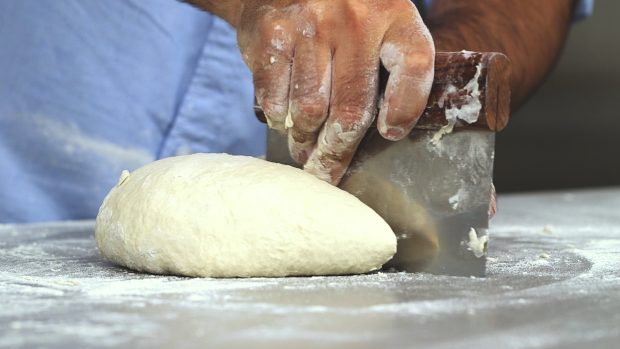 Cutting Dough Cooking Wallpaper.