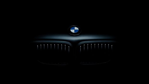 Dark BMW Logo Background.