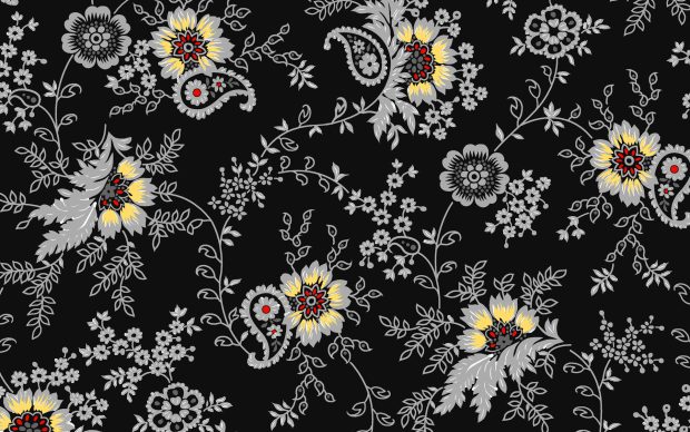 Dark Floral Wallpaper HD Free Download.