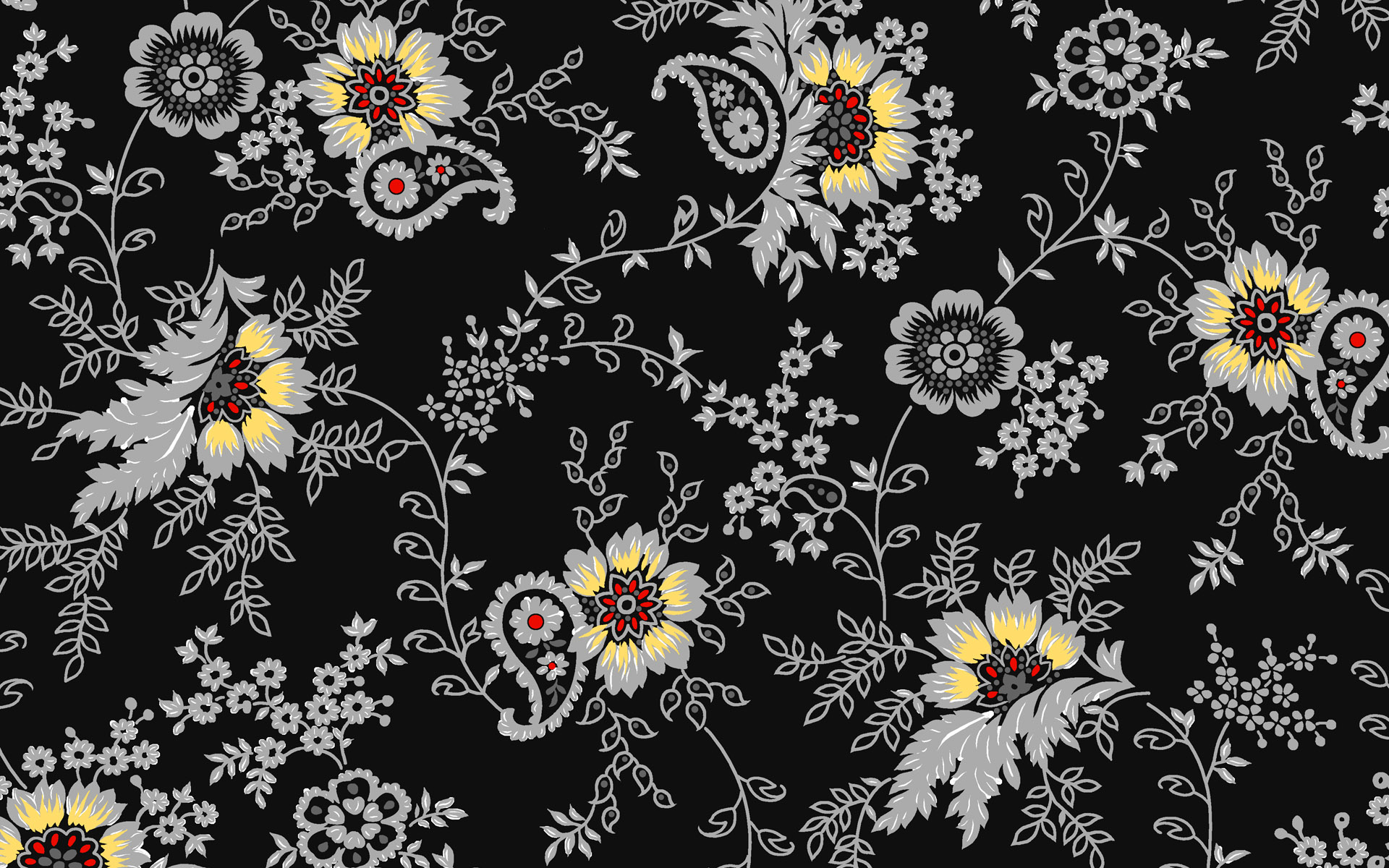 Buy Dark Floral Wallpaper Online In India  Etsy India