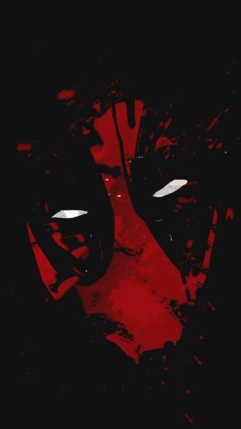 Deadpool mask iphone background.