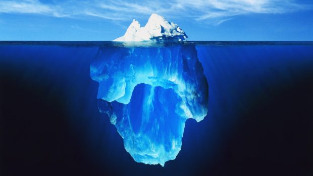 Deep Iceberg HD Wallpaper.