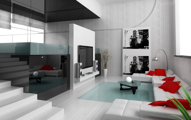 Design of modern apartment free desktop wallpapers download.