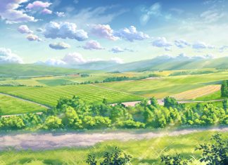 Desktop Free Anime Landscape Backgrounds.