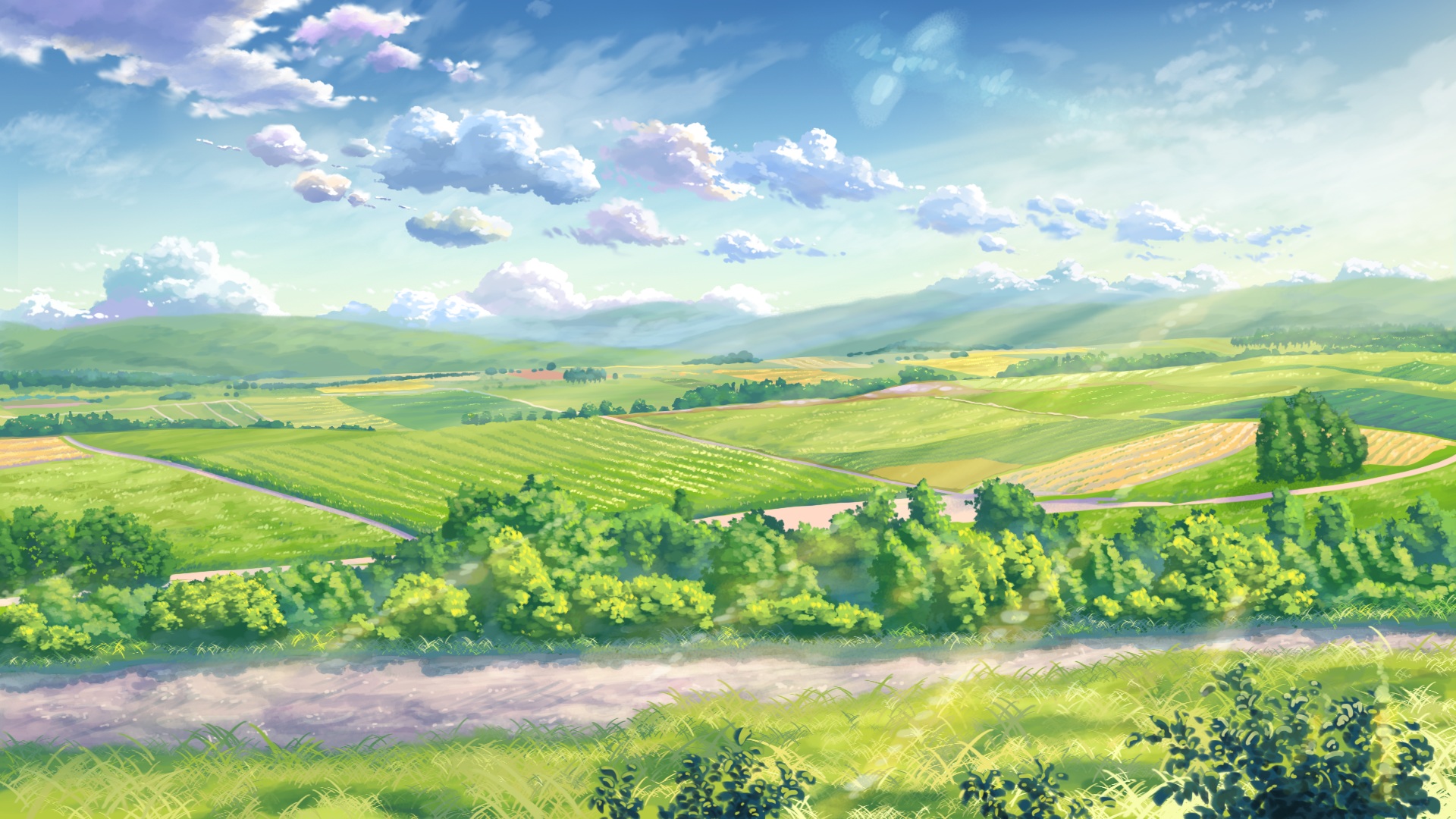 Free Anime Landscape Backgrounds Pixelstalk Net