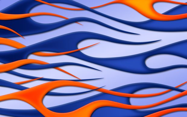 Desktop hd orange blue background.