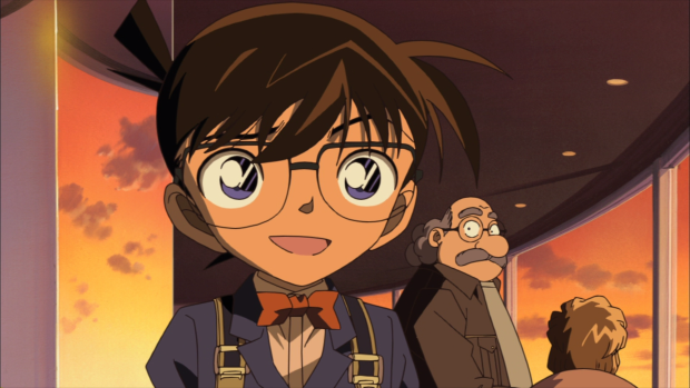 Detective Conan edogawa with agasa and ai haibara.