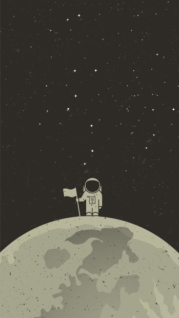 Digital Art Astronaut Iphone Background.