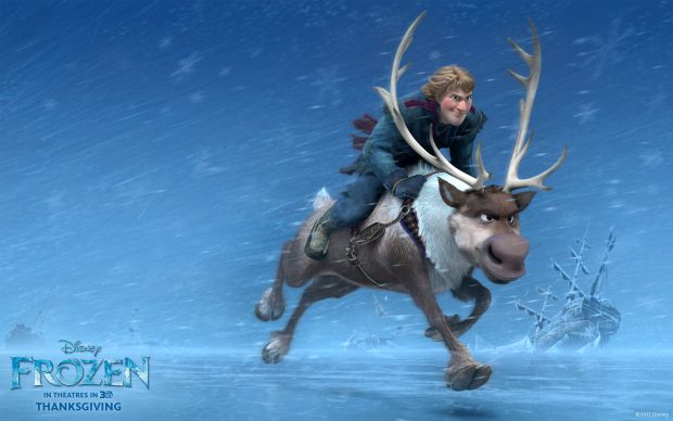 Disney Frozen Movie kristoff and sven wallpaper.