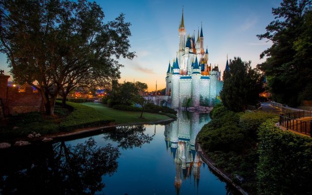 Disneyland castle walt disney world.