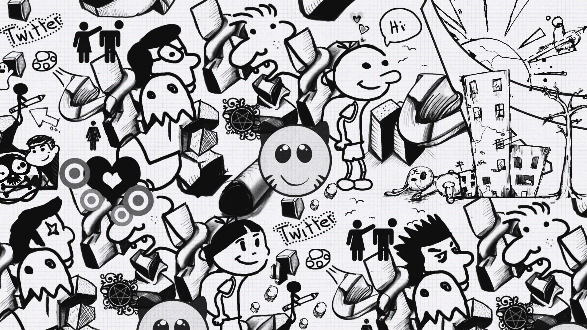 Doodle Backgrounds HD PixelsTalkNet