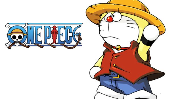 Doraemon One Piece Mode Wallpaper High Resolution.