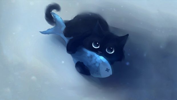 Download Anime Cat Image.