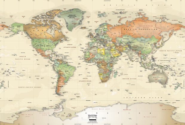 Download Free Antique Map Background.