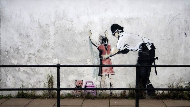 Download Free Banksy Art Bakcground.