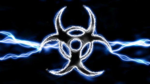 Download Free Biohazard Symbol Background.