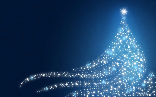 Download Free Blue Christmas Wallpaper.