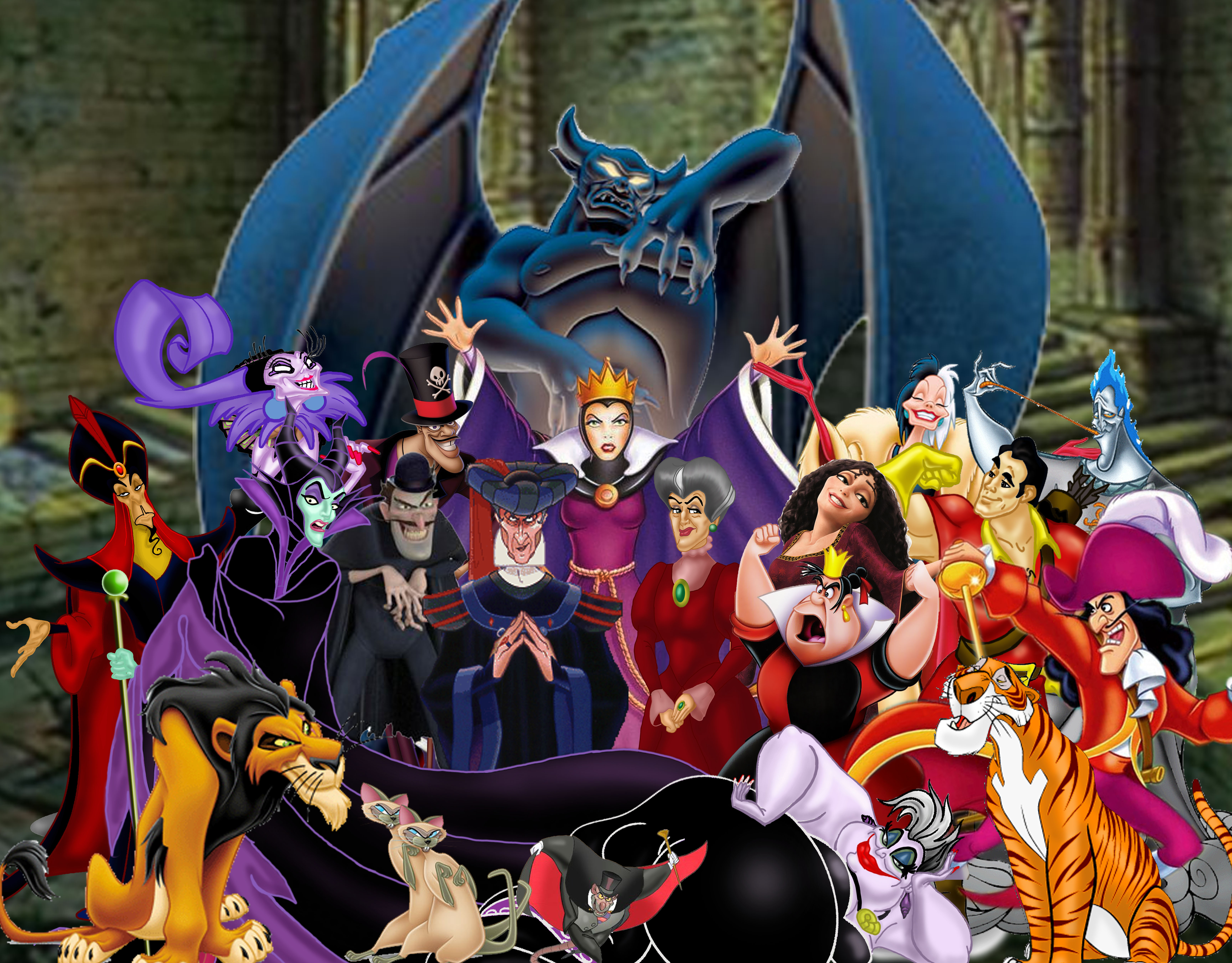 Disney Villains Wallpaper Live Action by Thekingblader995 on DeviantArt