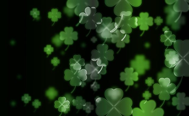 Four Leaf Clover Backgrounds.