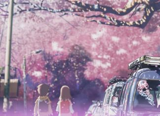 Free 5 centimeters per second wallpaper 1366x768.