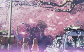 Free 5 centimeters per second wallpaper 1366x768.