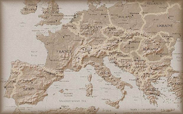 Free Antique Map 2560x1600 HD.