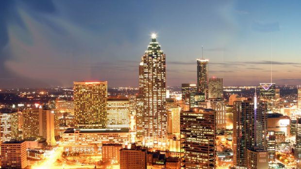 Free Atlanta Skyline Picture.