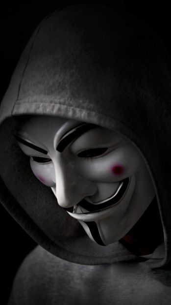 Free Download Anonymous Wallpaper for Iphone.